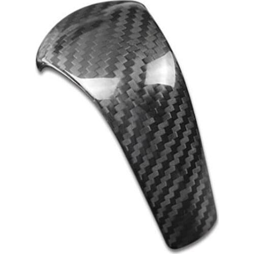 For Mazda Atez CX-3 CX-4 CX-5 CX-8 Car Carbon Fiber Back Gear Shift Knob Cover Trim Decoration Sticker Accessories