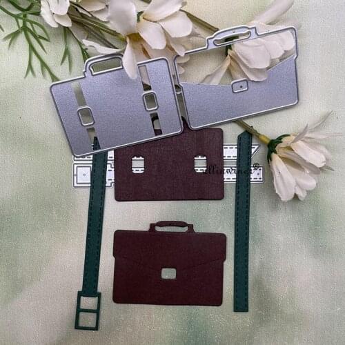 Travel suitcase Metal Cutting Dies for DIY Scrapbooking Album Paper Cards Decorative Crafts Embossing Die Cuts