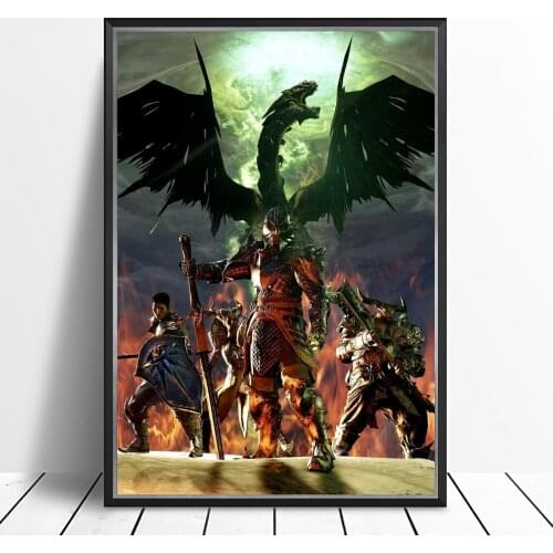 Dragon Age Inquisition Video Game Canvas Poster Home Wall Painting Decoration (No Frame)