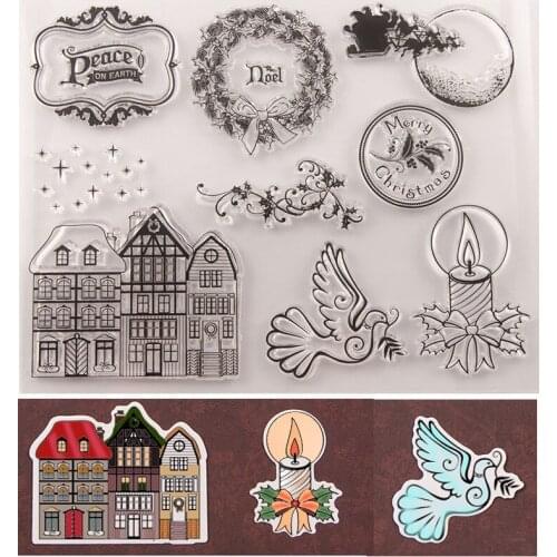 Metal Cutting Dies and Stamps Scrapbooking for Paper Making Embossing Frame Card Craft Sets T1605 Knife Mold Set House