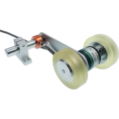 6mm Through Hole Solid Double Output Shaft Encoder Meter Wheel Bracket Set