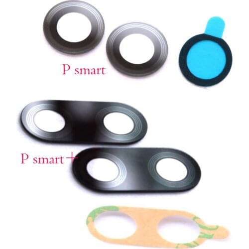2pcs new original rear back camera glass lens for Huawei P smart + /P smart