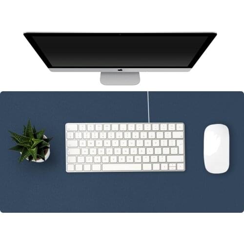Office PU Leather Mouse Pad Multi-functional Keyboard Desk Mat Large Non-Slip Gaming Desktop PC Computer Laptop Desk Pad