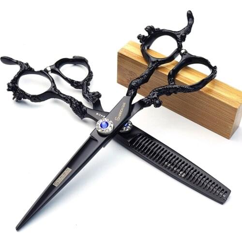 Sharonds Professional 6-inch hairdressing scissors set Salon professional modeling stainless steel barber scissors supplies