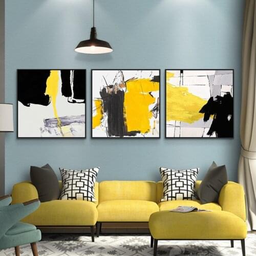 Hand painted oil painting living room decorative knife painting abstract mural modern minimalist porch hanging painting SJ010