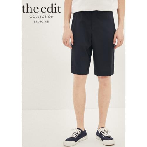 SELECTED Mens Sheep Wool Elastic Waist Summer Loose Casual Shorts T|4202SN501