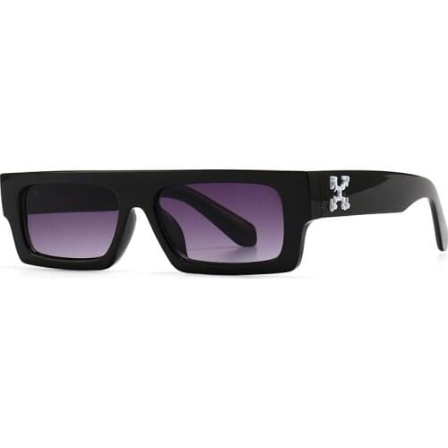 Fashion Vintage Rectangle Sunglasses Women Men 2021 Luxury Brand Designer Small Frame Flat Top Sun Glasses Female Travel Shades