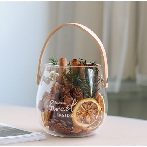 Real Dried Flowers DIY Candle Accessories Natural Pine Cone Handmade Decorative Dried Flowers Home Decoration