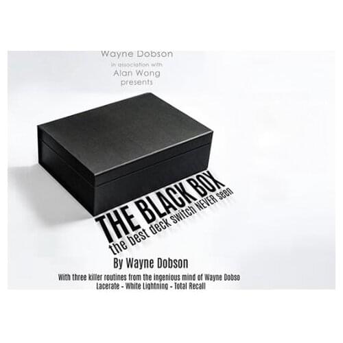 The Black Box by Wayne Dobson (Gimmicks+ Online Instruct) Mentalism Magic Tricks Illusions Close up Magic Magician Mystery Box