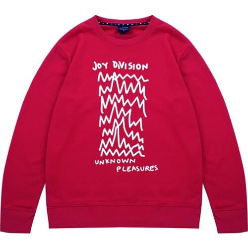Joy Division Unknown Pleasures Post Punk Rock Sweatshirts Hoodies men women Skate unisex Combed Cotton