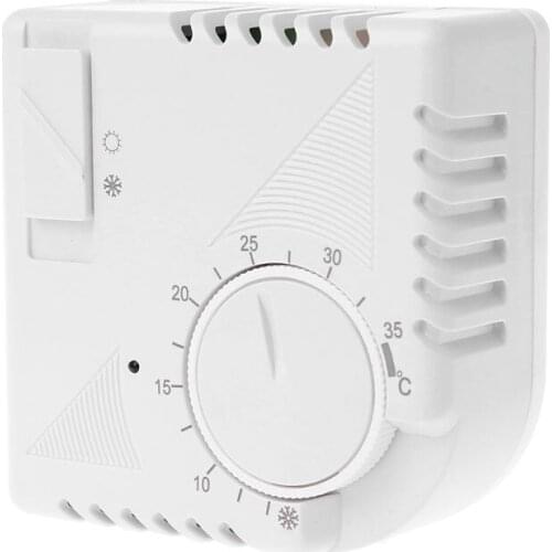 Universal Room Thermostat Energy Save Mechanical Temperature Controller w Switch