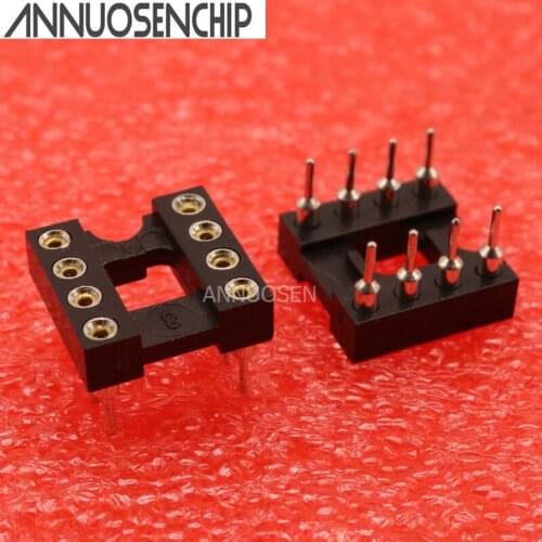 20pcs 8Pin DIP-8 DIP SIP Round IC Sockets