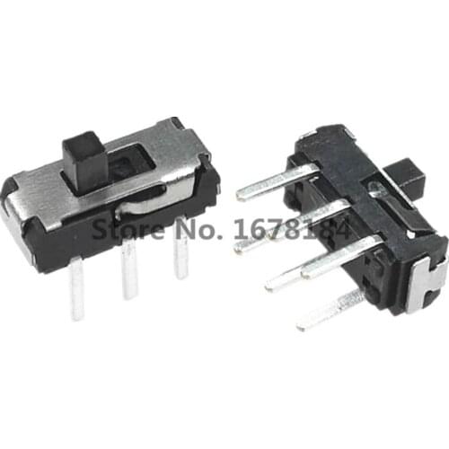 200 Pcs MSS-22D18 DIP six-foot line MSS22D18 (2P2T) 6P Stubbs slide switch power switch