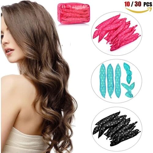 30pcs Magic Sponge Pillow Soft Hair Roller Best Flexible Foam and Hair Curlers DIY Styling Curling Tools