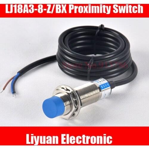 5pcs LJ18A3-8-Z/BX Proximity Switch Distance 8mm Three-wire NPN normally open 6-36V metal sensor