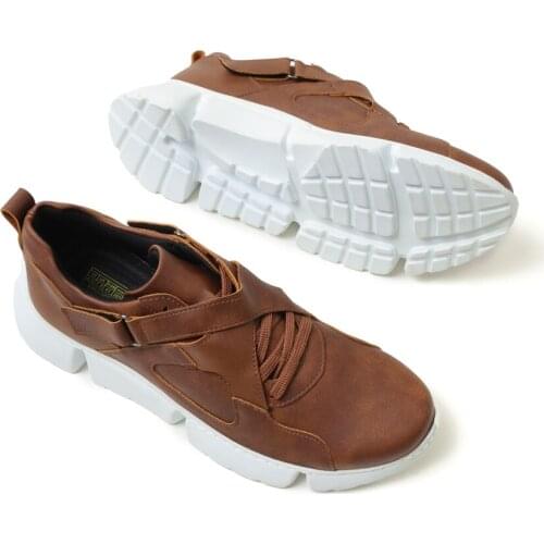 Chekich Mens Shoes Tan Non Leather Casual Summer Season Comfortable Orthopedic Sport Lightweight Odorless Fitness Fashion 2021 Brown High Quality Air Sneakers Running Gym Solid Flexible Flat Wedding CH071 V1