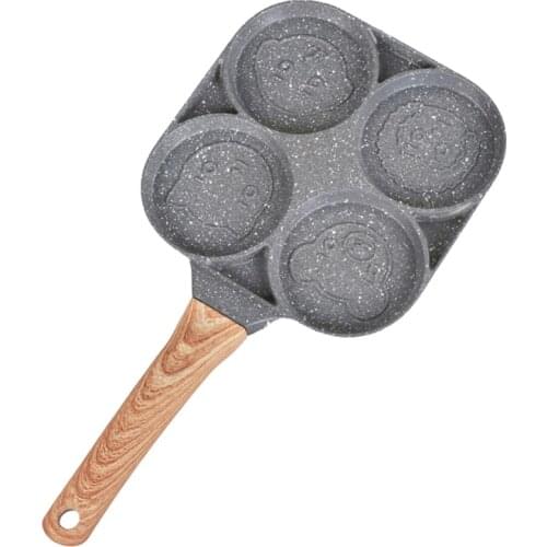 Cast Aluminum Non-stick Multi-section Frying Pans All-in-one Breakfast Pan Frying Pans and Griddle Pan for Home Kitchens