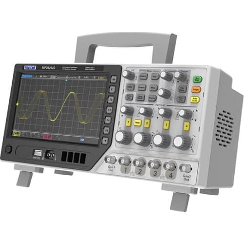 Hantek Digital Storage Oscilloscope 4 Channels Portable Osciloscopio 100Mhz Bandwidth USB Oscilloscopes
