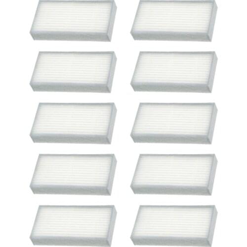 10pc Vacuum Cleaner Filters HEPA Filter for CHUWI V3 iLife X5 V5 V50 V3+ V5PRO ECOVACS CR130 cr120 CEN540 CEN250 ML009 Cleaner