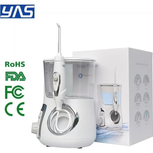 YAS LV880 800ml Oral Irrigator 5pcs Tips Dental Water Flosser Water Floss 800ml Oral Hygiene Dental Flosser Water Flossing