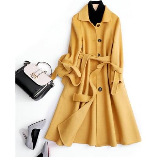 Kobykoyi Women's Coats With A Collar