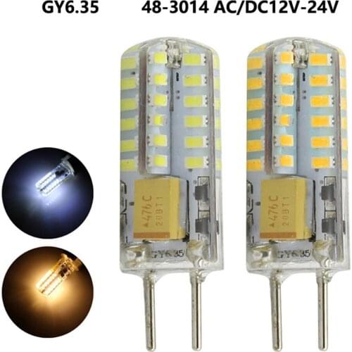 Corn Lamps G4 LED Bulb 3W AC/DC9V-24V 3014 SMD 48 LED Halogen Lamp Warm white/White 360 Degree Angle LED Light COB Light Bulbs