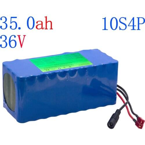 36V35Ah Lithium Battery For Electric Bicycle 42V 18650 Lithium ion Battery Electric Motorcycle Car Bicycle Scooter With 15A BMS