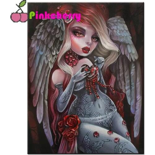 Cartoon fantasy angel girl 5D diy diamond painting cross stitch full drill fairy diamond embroidery mosaic art home decor k1246