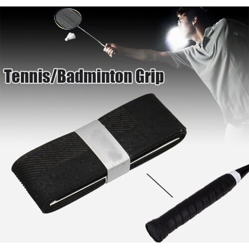 1pc Soft Non-slip Sweatband Tennis Badminton Fitness Hand Grip Strap Dry Comfort Replacement Grips Racquets Bandage