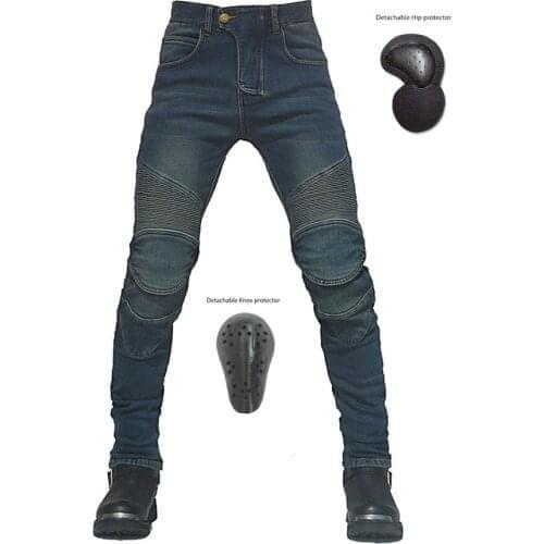 Plush windproof and warm motorcycle jeans motorcycle jeans motorcycle wind racing pants