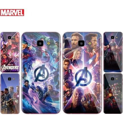 Transparent Cover Marvel Avengers Heroes For Samsung Galaxy J8 J7 J6 J5 J4 J3 J2 Duo Prime Plus Core 2018 Phone Case