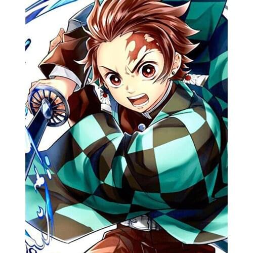 Draw a unique birthday gift animation theme "boy holding a sword" through digital oil painting digital oil painting DIY