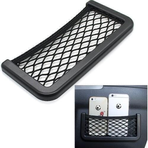 For Renault ESPACE 4 Renault SCENIC 2 Car Seat Back Storage Net Bag Phone Holder Car Seat Mesh Organizer Pockets Trunk Net