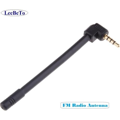 Signal External Portable FM Radio 3.5mm Male Jack Antenna Speaker Free shipping