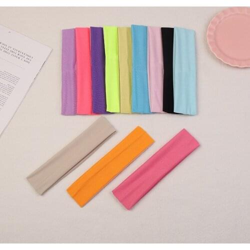 Sport Anti-transpirant Riem Zweet-Absorberende Riem Antislip Hoofdband Yoga Running Pure Kleur Haarband Tennis Sport Hoofdband