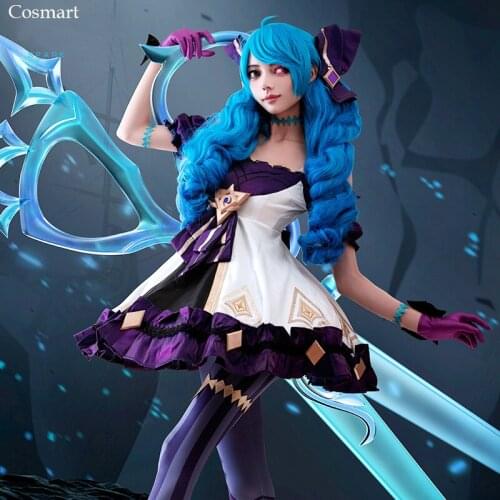Anime Game LOL Gwen Cosplay Costume The Hallowed Seamstress Battle Lolita Dress Uniform Halloween Party Outfit For Women 2021 NE