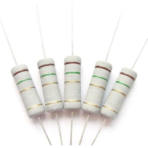 5w 1.5 ohm 1R5 ohm 100% Original New Fixed Resistor Metal Oxide Film Resistors Resistance +/- 5% (100pcs)