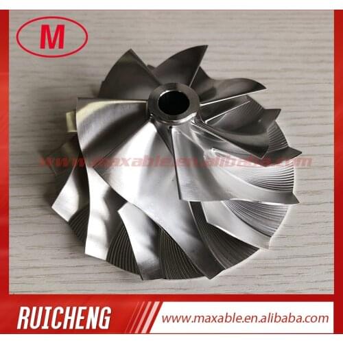 69.00/99.01mm 7+7blades high performance turbo Turbocharger milling/aluminum 2618/billet compressor wheel