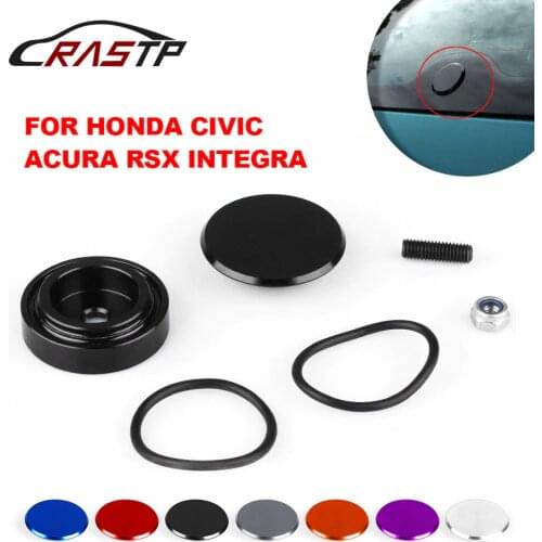 RASTP-1 Set Aluminum Car Rear Wiper Delete Kit Plug Cap For Honda Universal Car Accessories RS-ENL016