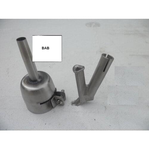 Free Shipping round welding nozzles & 5*7mm triangle speed welding tips for Plastic Welder Hand Heat Gun Of Vinyl Flooring Tool