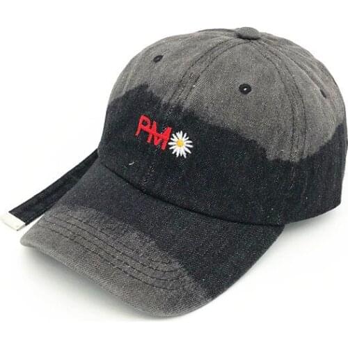 KPOP G-Dragon Emboridery Daisy Baseball Cap Peaceminusone Length Strip Visor Adjustable Cap