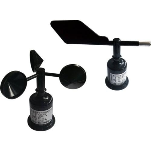 Three cups wind direction and wind speed sensor/anemorumbometer (RS485/232,4-20mA/0-5V) Wind speed transducer+wind transducer