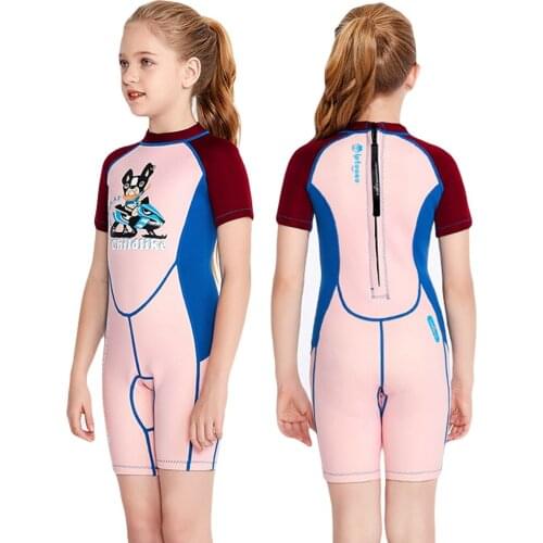 Children Swimwear Swimsuit One Piece Beach Sun Protection Rash Guard Girls With Sleeves Kids Swimming Long Sleeve Surf Swimsuit