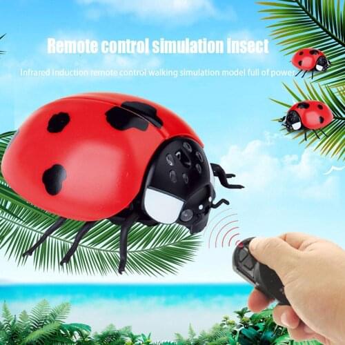 Infrared RC animal Insect Toys Simulation spider bee fly crab Ladyb mantis Electric robot Toy Halloween Prank Insects kids toys