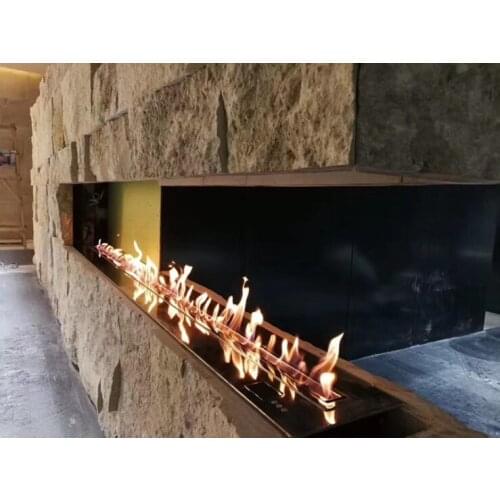 Inno-Fire 60 inch wifi real fire indoor intelligent smart bio ethanol fireplace insert burner