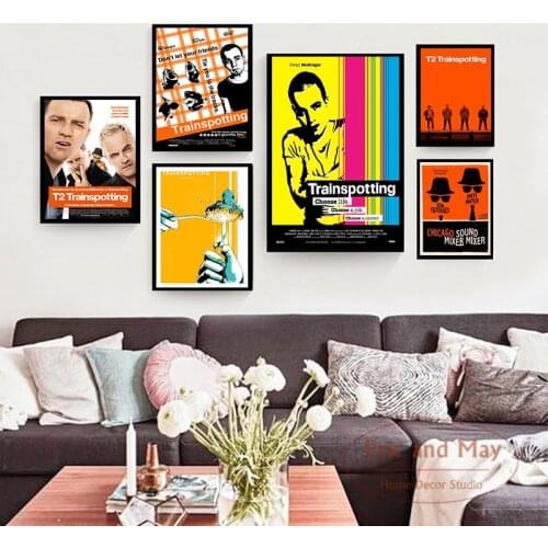 Trainspotting Classic Canvas Painting Posters And Prints Pictures On The Wall Vintage Poster Decorative Home Decor Plakat
