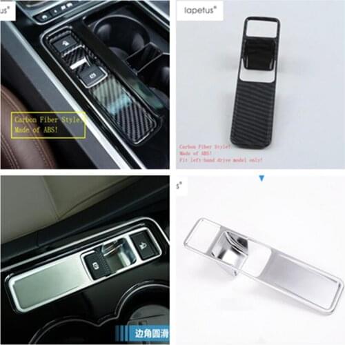 Lapetus Accessories For Jaguar E-pace E pace 2018 - 2020 ABS P Stalls Electric Hand Parking Brake Button Molding Cover Kit Trim