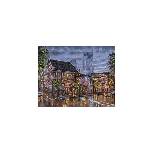 MaHuaf-W026 Evening crossroads painting coloring by numbers on canvas wall pictures for living room home decor