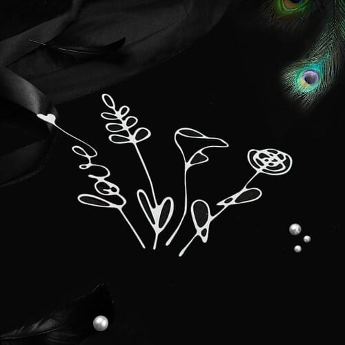 Metal cutting dies cut die mold Flower leaf decoration Scrapbook paper craft knife mould blade punch stencils dies