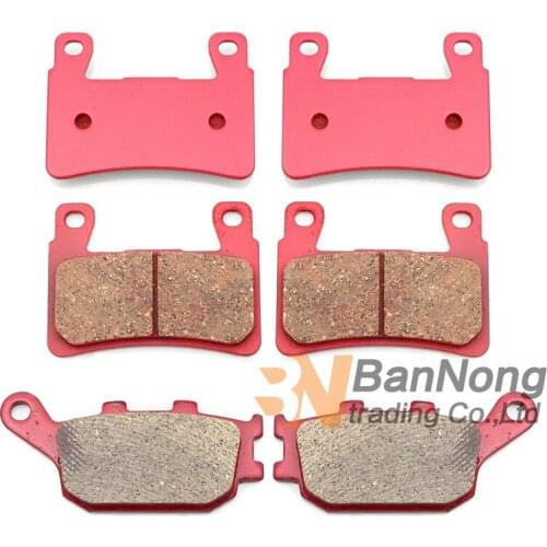 Motorcycle metal sintering brake pads For CBR600 91-06 F2 F3 F4 F4I CBR600RR F5 03-04 CB1100 10-15 VTEC CB400 04-10